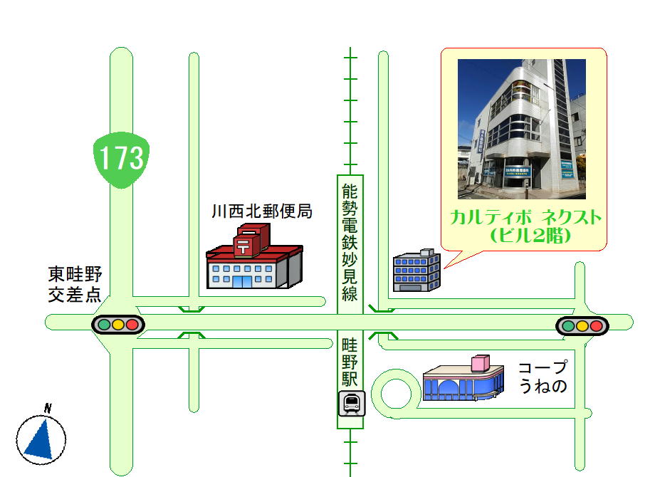 クリックするとGoogleMapが開きます。